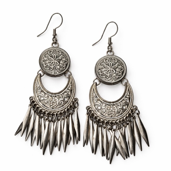 torrid Jewelry - Torrid Bohemian Silver Dangle Earrings